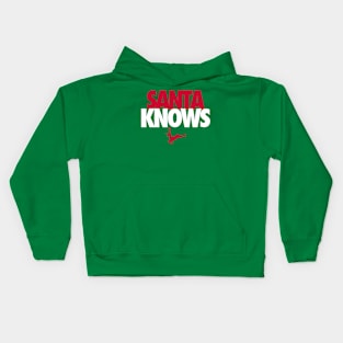 SANTA KNOWS Kids Hoodie